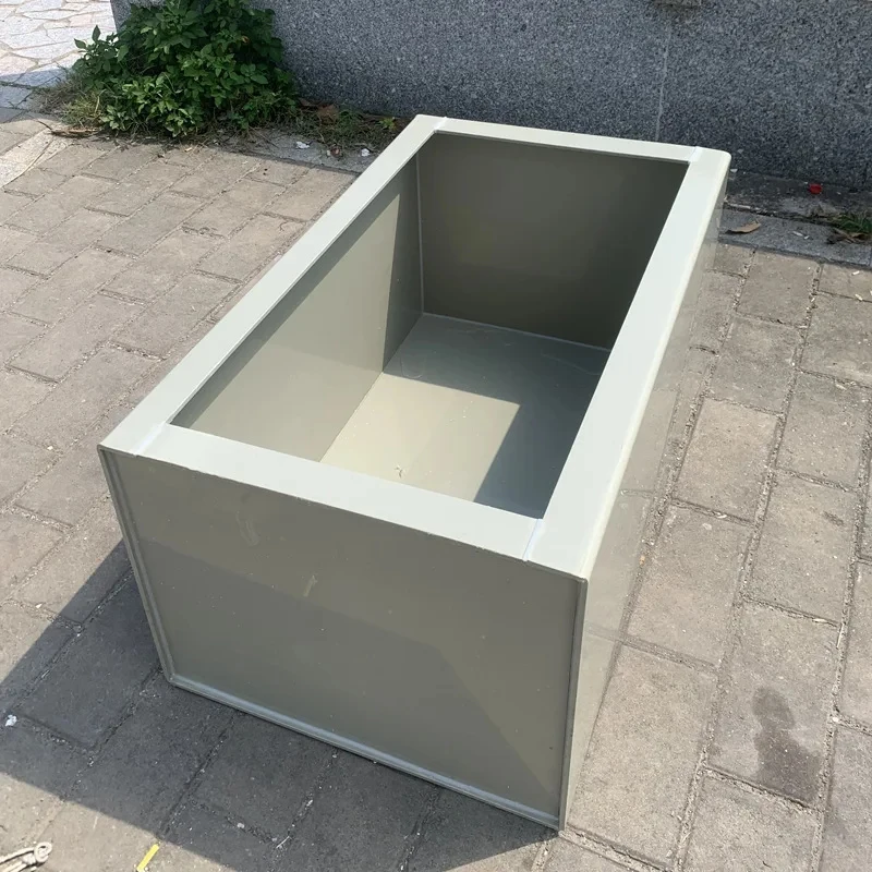 Thickened large pond pp plastic box bending and forming grilled fish