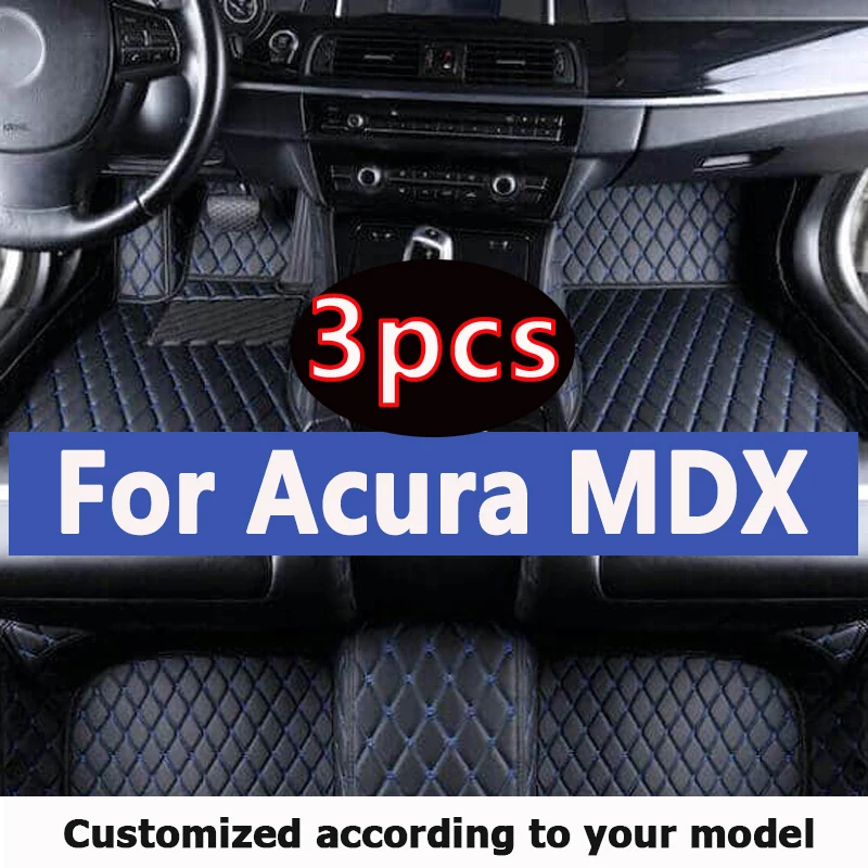 

Автомобильные коврики для Acura MDX YD8 YD9 YE1 2022 2023 2024, 7-местные кожаные коврики, коврик, автомобильные аксессуары