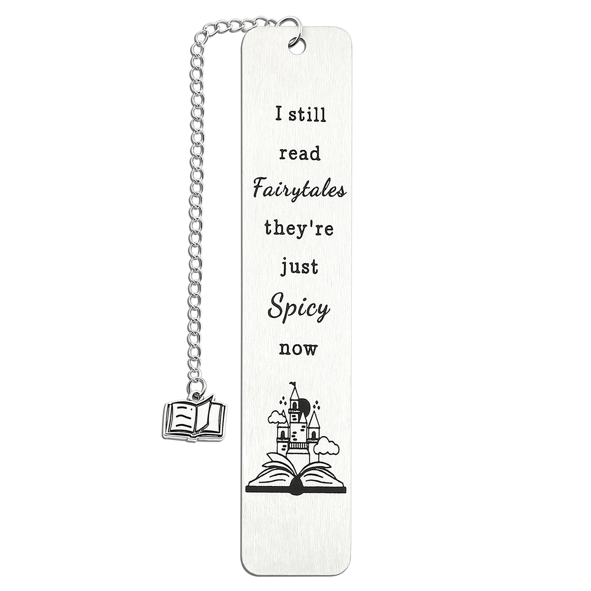 Fairytales Castle Stainless Steel Metal Bookmark for Book Lover Gifts Reading Studying Stationery Supplies Gifts for Friends