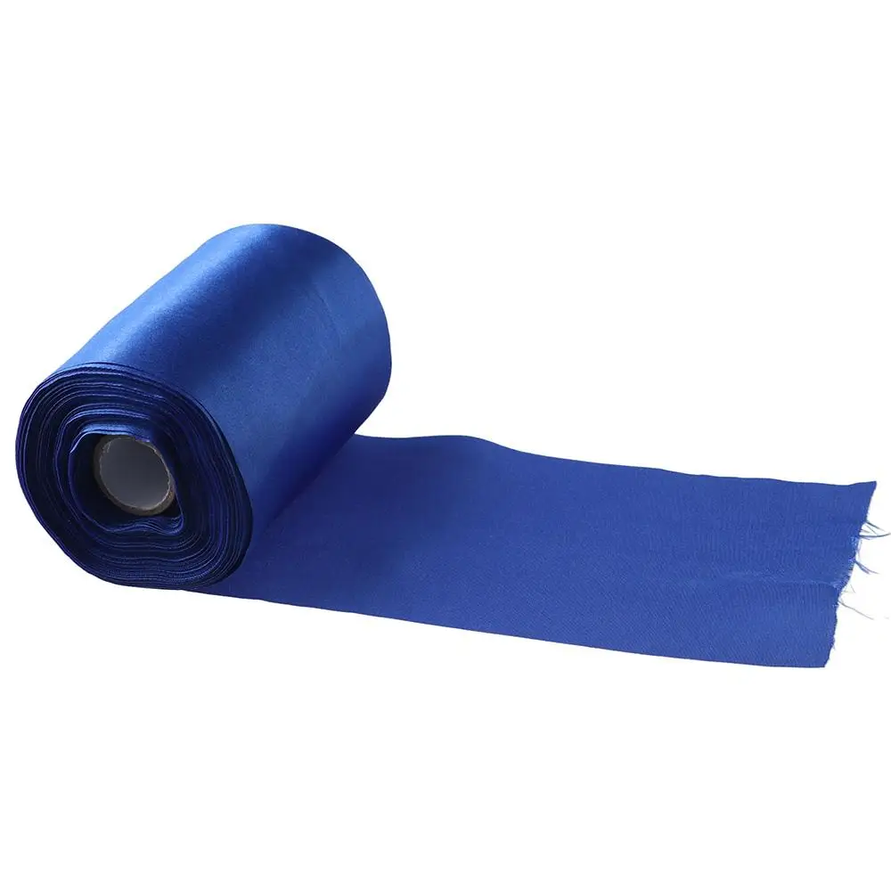DIY Craft Wide Blue Ribbon Satin 4 Inch X 22yd Royal Blue Ribbon Royal Blue Blue Satin Ribbon Cuttings Ceremony Bow