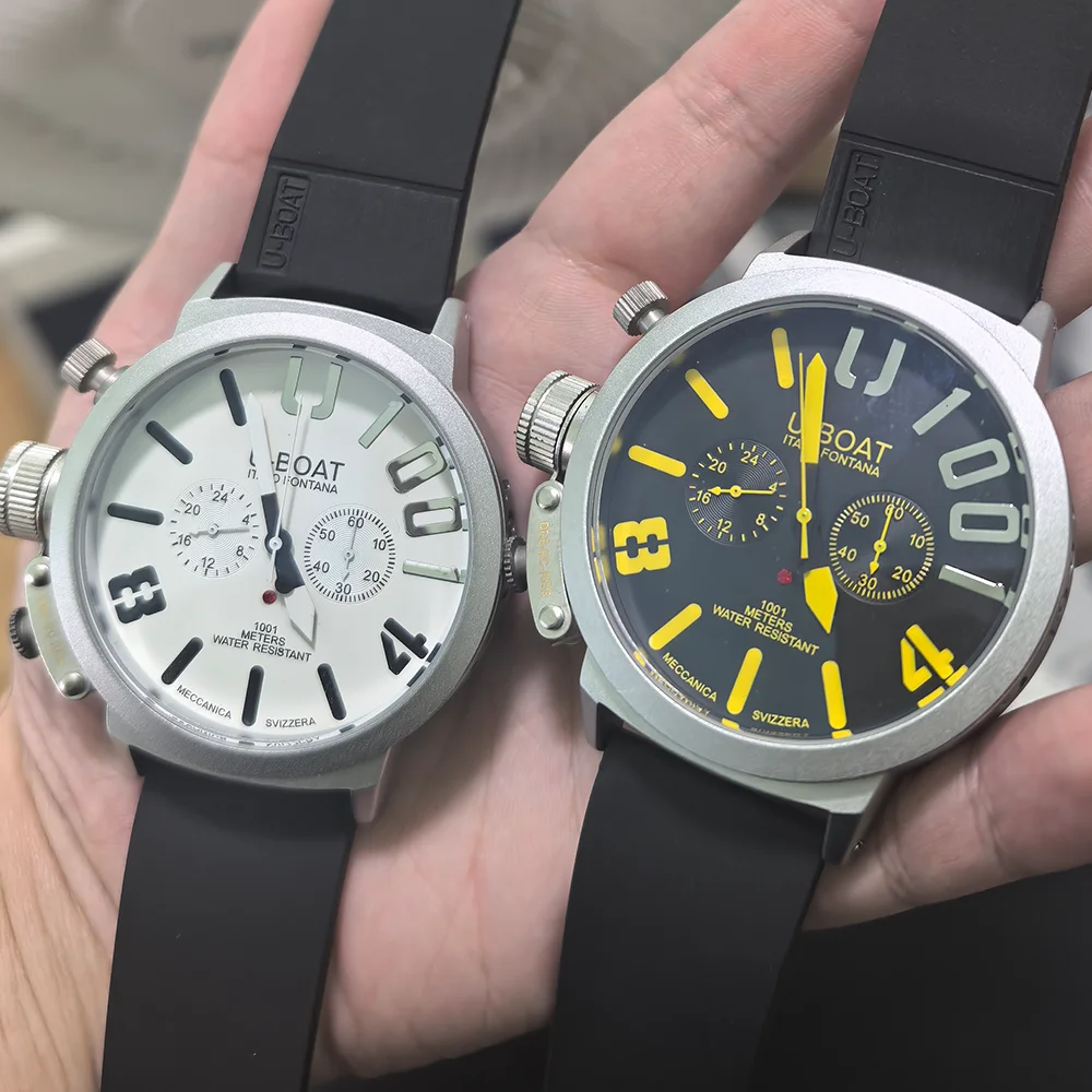 Роскошные горячие продажи Super U-BOAT, брендовые Женевские часы для мужчин, многофункциональные наручные часы с хронографом, деловые спортивные часы AAA AAA
