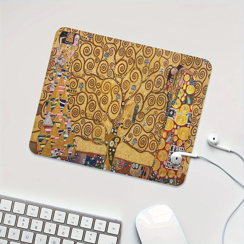 

Tree of Life Mouse Pad Small Office Computer Desk Mat Table Keyboard Big Mouse Pad Laptop Cushion Non-slip Deskpad Home Decor