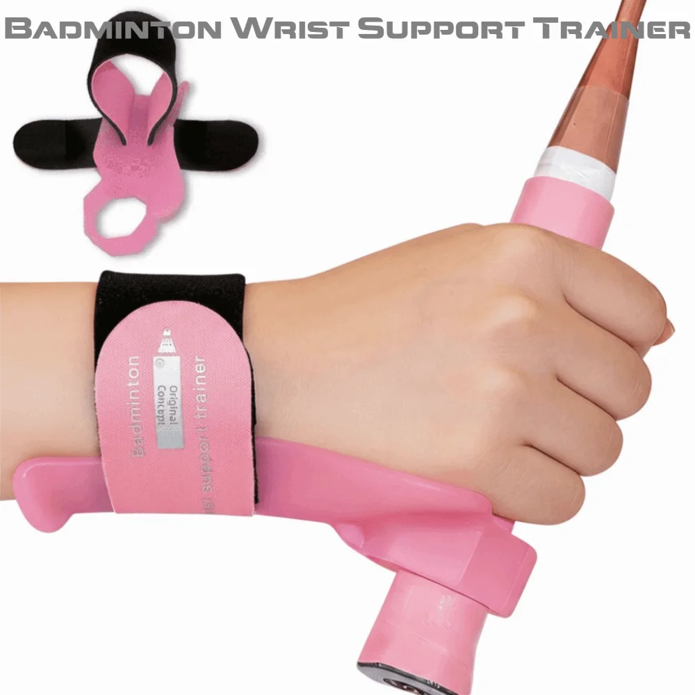 Strong Support Badminton Wrist Support Easy to Wrap Soft Wrap Wrist Support Trainer Stabilizes Wrist Badminton Stable Swing
