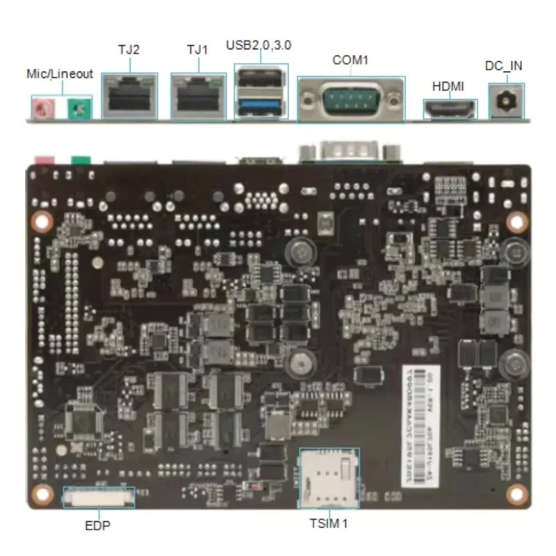 

Mini PC Computer Motherboard J1900 Quad Core DDR Memory SATA Hard Drive Interface New Condition Integrated
