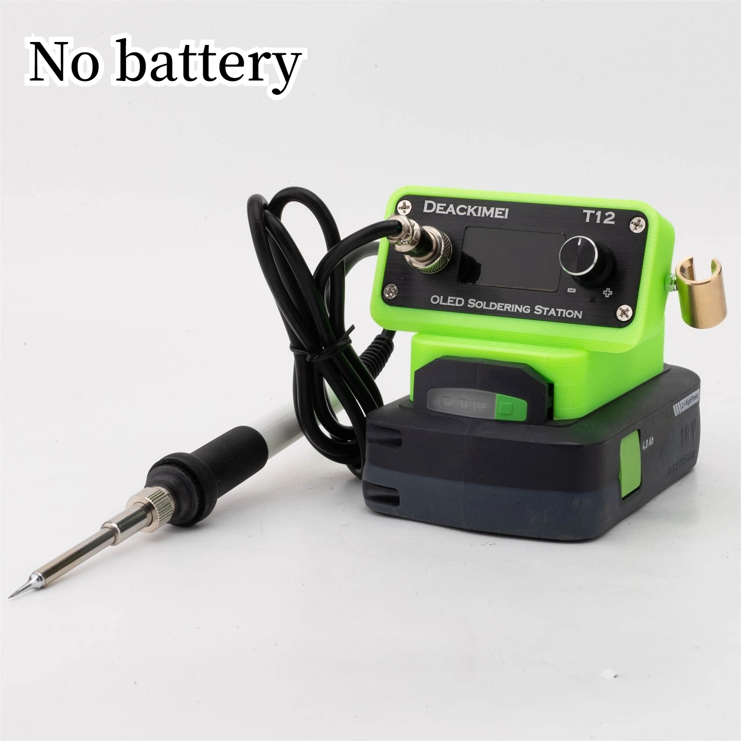 

Electric Digital T12 Soldering Iron Cordless Welding Suitable for Festool 18V Lithium Battery Accessory DIY Repair (No Battery)