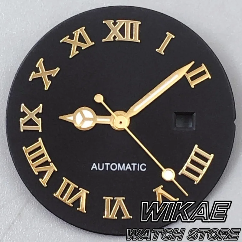 24.5 مللي متر الرقم الروماني سيدة ساعة الطلب اليد مجموعة أمة الله الجليد الأزرق الوردي البحرية ساعة الطلب ل NH05 ساعة يد تعمل بالحركة جزء صالح 31 مللي متر