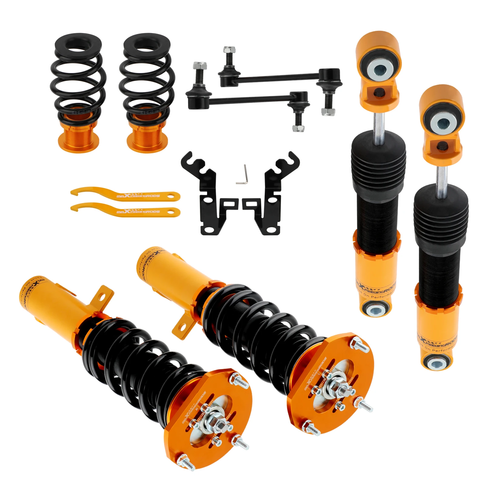 Complete Coilover Shock Kit For Chevrolet Cobalt 2005 2006 2007 2008 2009 2010 Adj. Height Coilover Shock Strut Coilover Shock