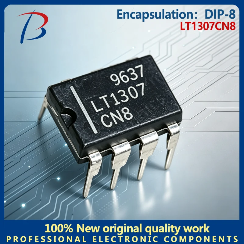 2PCS The LT1307CN8 is packaged with an 8-DIP switching regulator chip