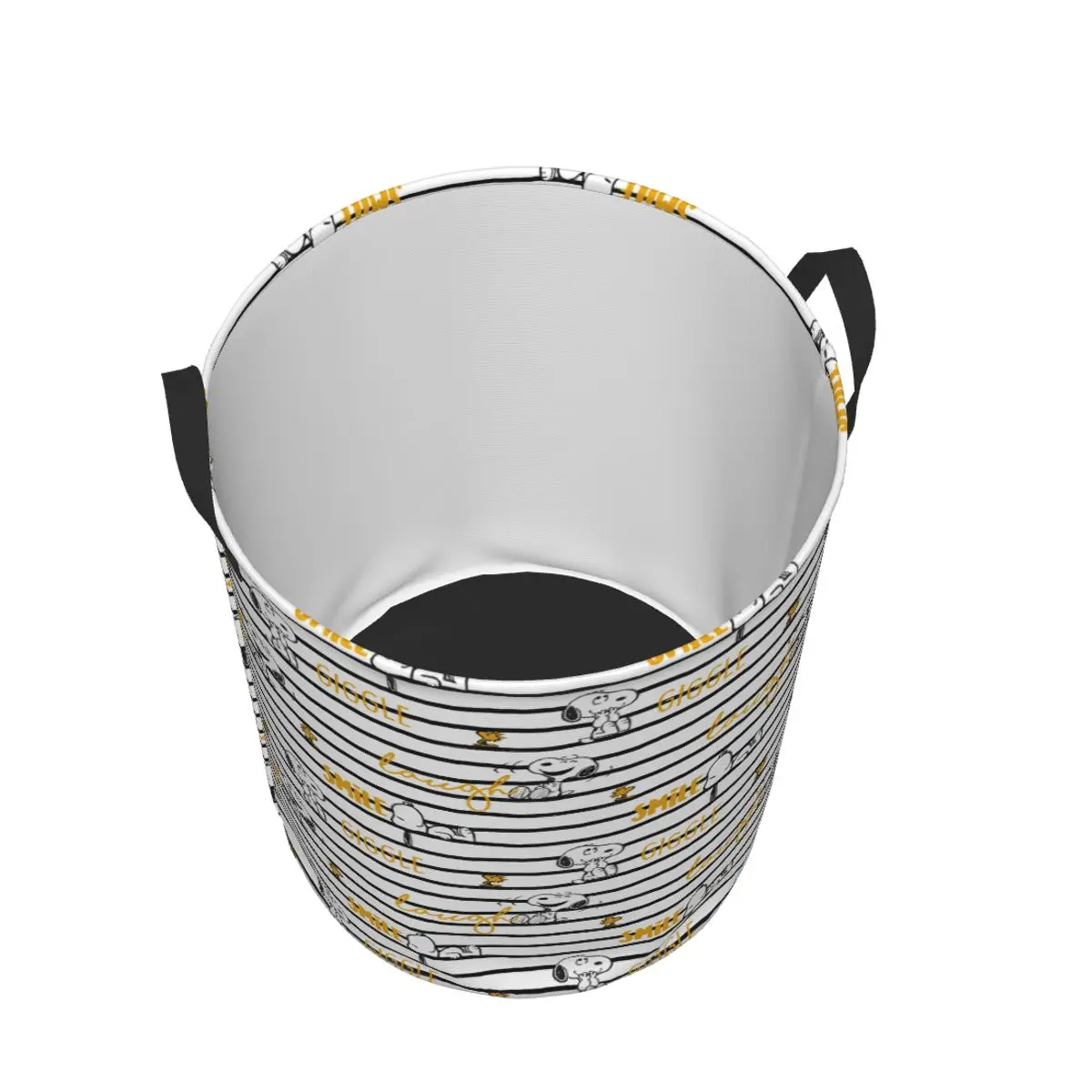 Custom S-snoopies Anime Laundry Basket Foldable Large Clothing Storage Bin Dog Cartoon Hamper view 3