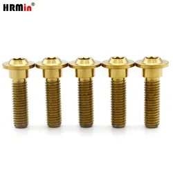 HRMin M8 x30-5mm Brake Disc Rotor Mounting Bolts Motorcycle Disk Titanium Screws For HONDA YAMAHA SUZUKI BMW KAWASKI Accessories