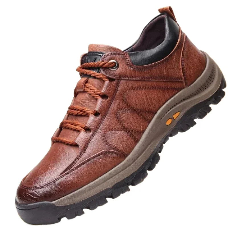 

NEW men's shoes Street Trendy Running Non-Slip Outdoor Lace up hiking shoes casual sports shoes Large size mens sneakers
