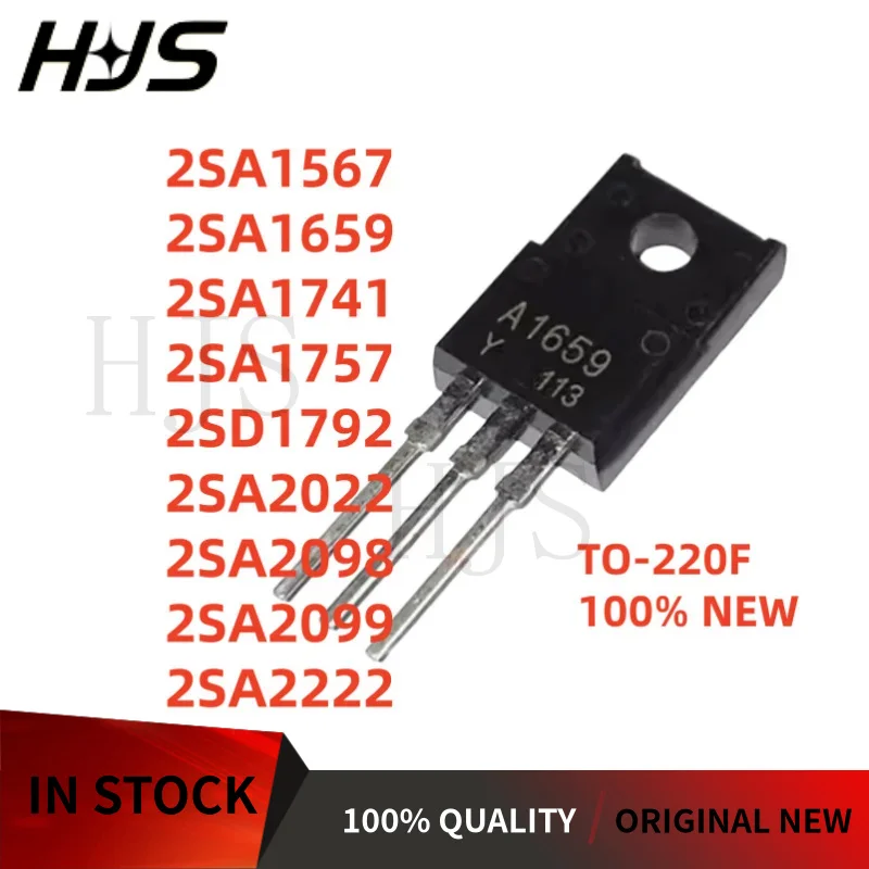 10Pcs/lot 2SA1567 2SA1659 2SA1741 2SA1757 2SD1792 2SA2022 2SA2098 2SA2099 2SA2222 A1567 A1659 A1741 A1757 D1792 A2022 A2098