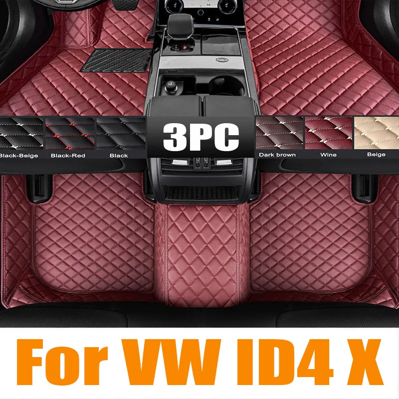 

TPE Custom Car Floor Mats For VW ID4 X 2021 2022 2023 Waterproof Carpet Auto Interior Accessories