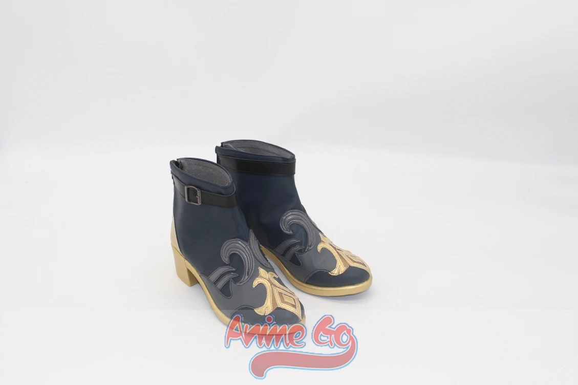 Game Genshin Impact Neuvillette Cosplay buty do kostek dla mężczyzn C08576