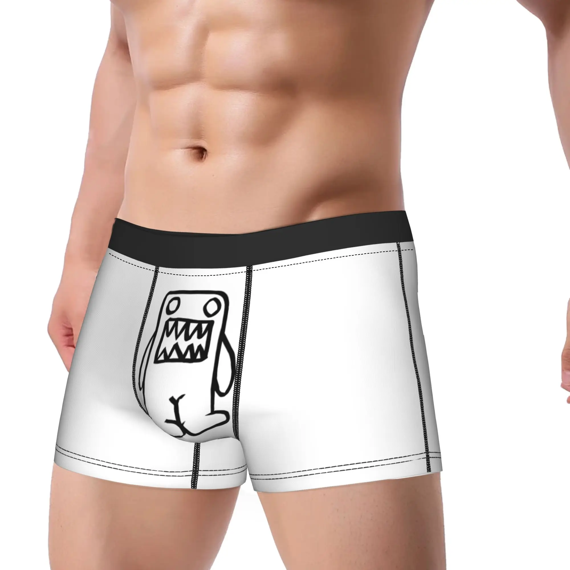 

Domo kun Trunk Pouch Underwear Trenky Print Shorts Briefs Comfortable Men Underpants Big Size