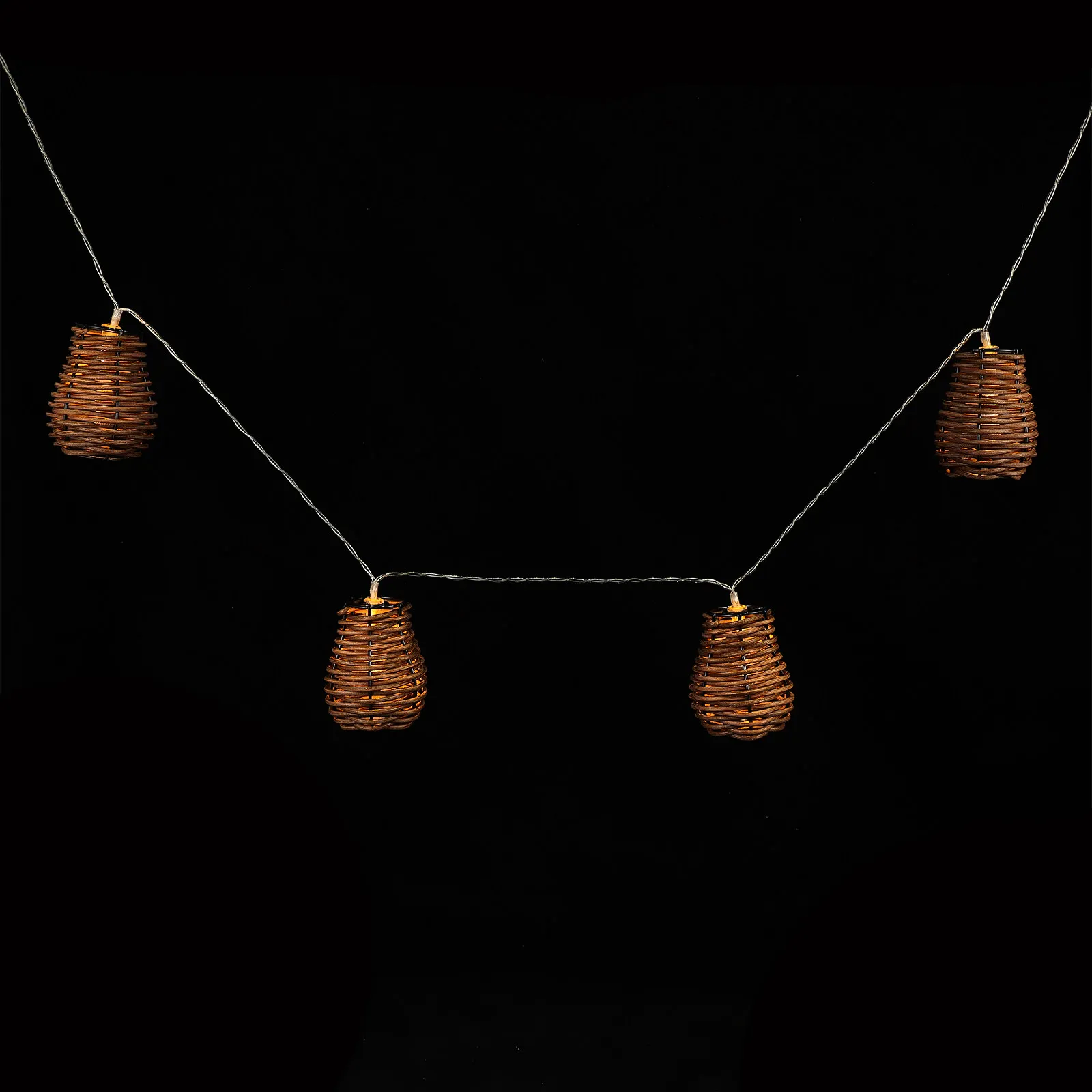 

Vintage Style Simulation Rattan LED Lamp String Creative Decorative String Light Party Atmosphere Atmosphere Light