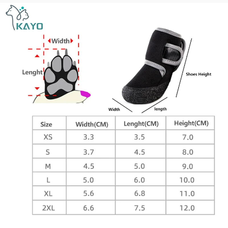 Soft Pet Shoes Spring Autumn Waterproof Rubber covered Sole Dogs Shoes Night Reflection Diving Fabric Light Leisure Dogs Boots