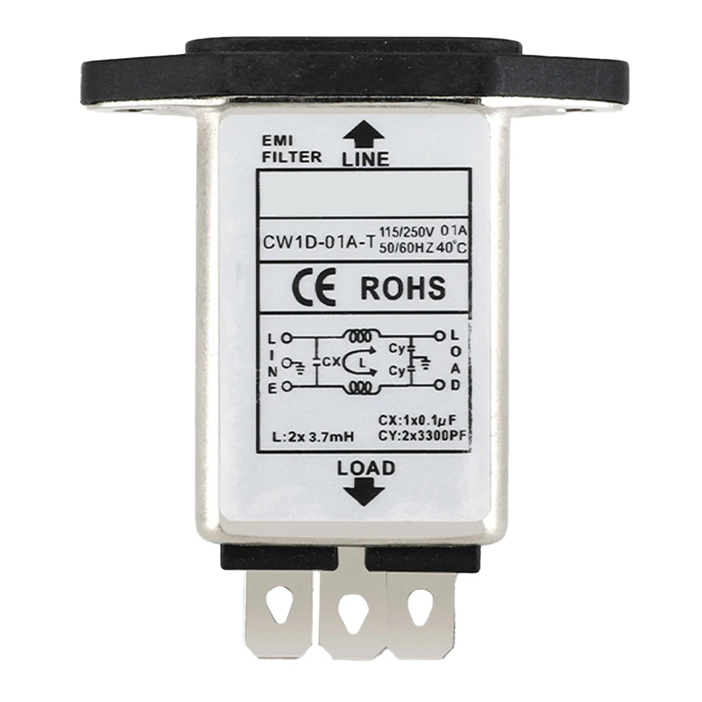 Base Mounted Filter IEC Power Input Filter Power Filter For Automation Communication Equipment Category Climate 25 85 21