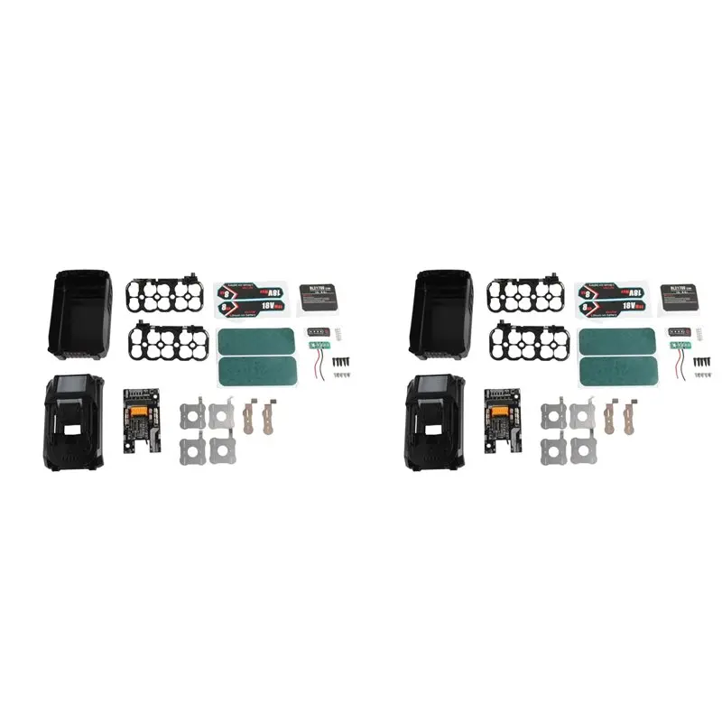 B50B-2 Set 10X21700 Holder Li- Battery Case Charging Protection Circuit Board With Balancing For 21V 10S