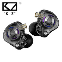 KZ Gale In-Ear Gaming Earphones E-sports Bass Metal Earbuds for Video Game Stage Live Sound Headphones