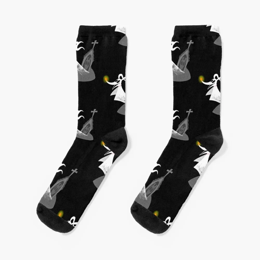 

Ghost Dog Reindeer Socks christmas stocking men cotton high quality happy Socks Women Men's