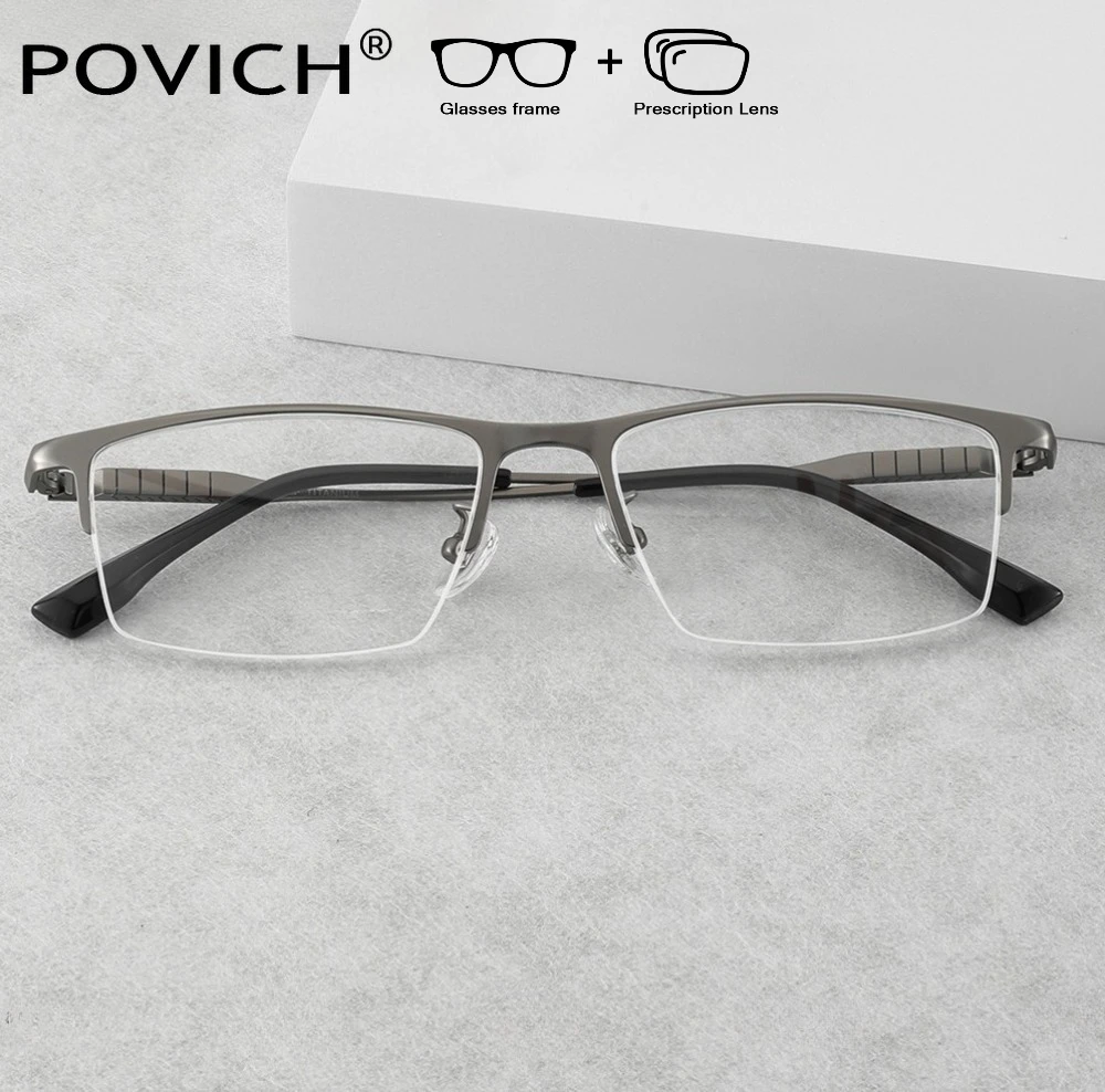 

NEW Titanium Optical Eyewear Men Glasses Prescription Lenses Recipe Myopia ADD Progressive Anti-reflection Sturdy Eyeglasses