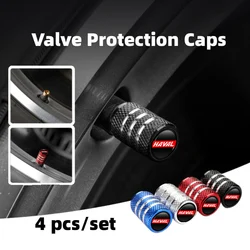 4pcs/set Aluminum Alloy Car Wheel Tire Valve Caps Covers For Haval Great Wall F7 H6 H1 H2 H3 H4 H5 H7 H8 H9 M4 M6 F5 F9