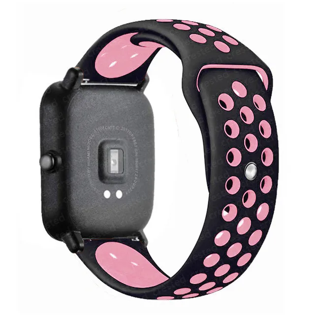 20mm/22mm Silicone band For Amazfit GTS 4/3/2/2e/2 4 Mini GTR 4/2/3 Pro/47mm/stratos 3/2 Watch Bracelet correa Amazfit bip strap