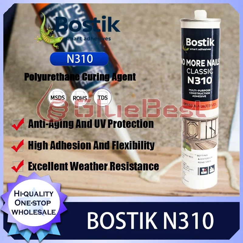 Bostik N310 NO MORE NAILS CLASSIC General Purpose Curing Agent for Construction and Heavy-Duty Bonding Original Product