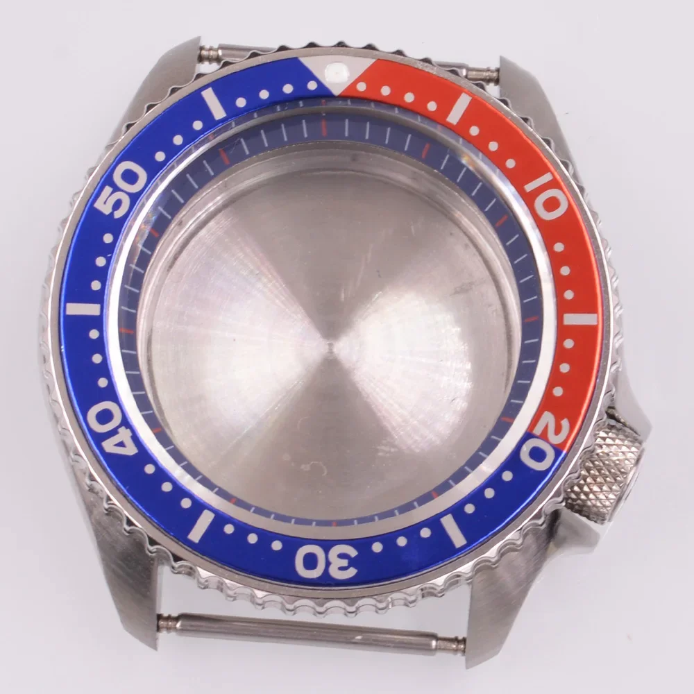 42MM Sapphire Glass 316L Stainless Steel Silver Watch Case Fit NH35 NH36 Movement Aluminum Sheet Watch Bezel