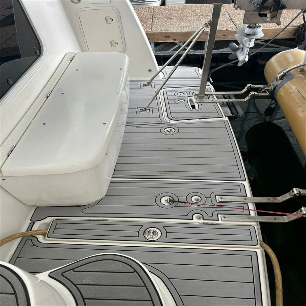 

2008 Chaparral 224 Sunesta Платформа для плавания Коврик с бантом Лодка Подушка из пенопласта EVA из тикового дерева