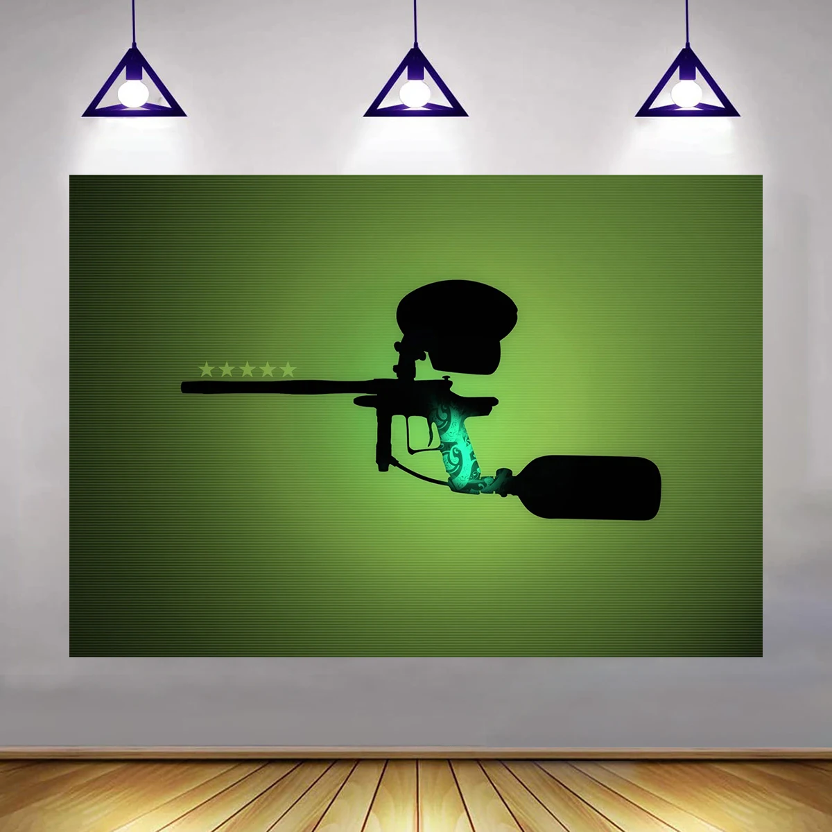 Shooting Game Advertising Banner Graffiti Painting Photography Background Birthday Carnival Party Paintball Team Building Photo