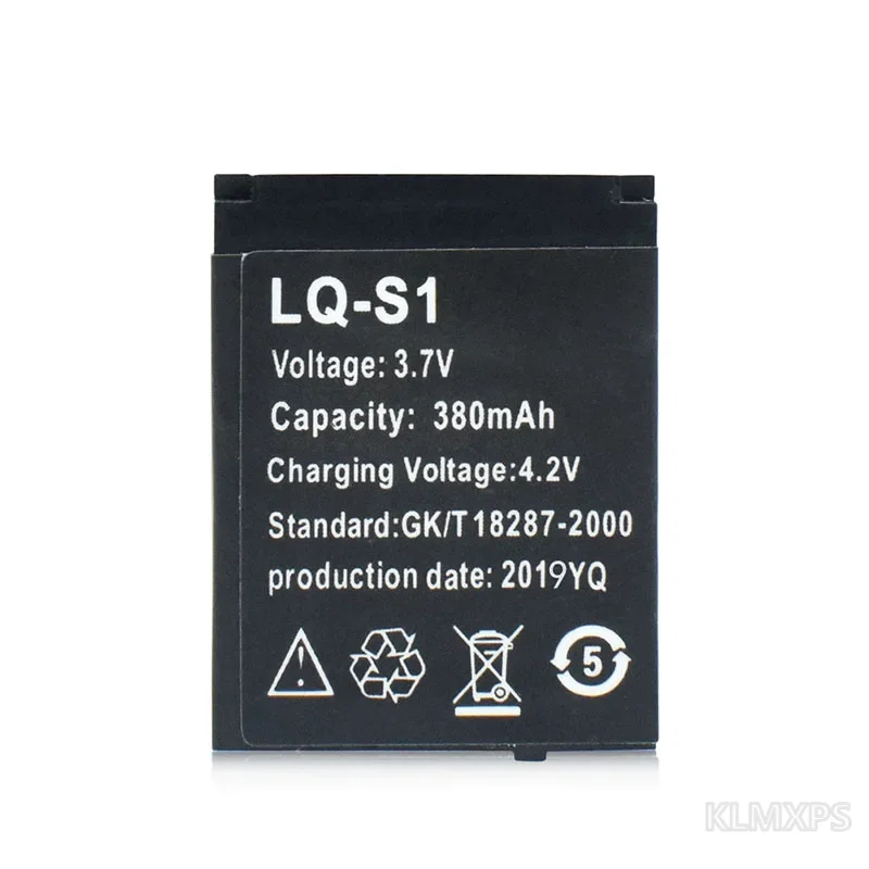 Smart Watch Battery LQ-S1 3.7V 380mAh Rechargeable Lithium Polymer 100PCS For AB-S1 DJ-09 DZ09 GJD HKS-S1 FYM-M9 SCX-M9 W8 LQS1