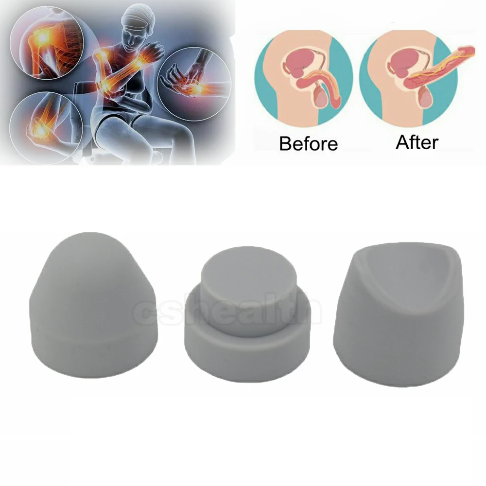 

ED Silicone Massage Head Shockwave Therapy Machine Accessories Tennis Elbow Physiotherapy Shock Wave For Body ED Treatment