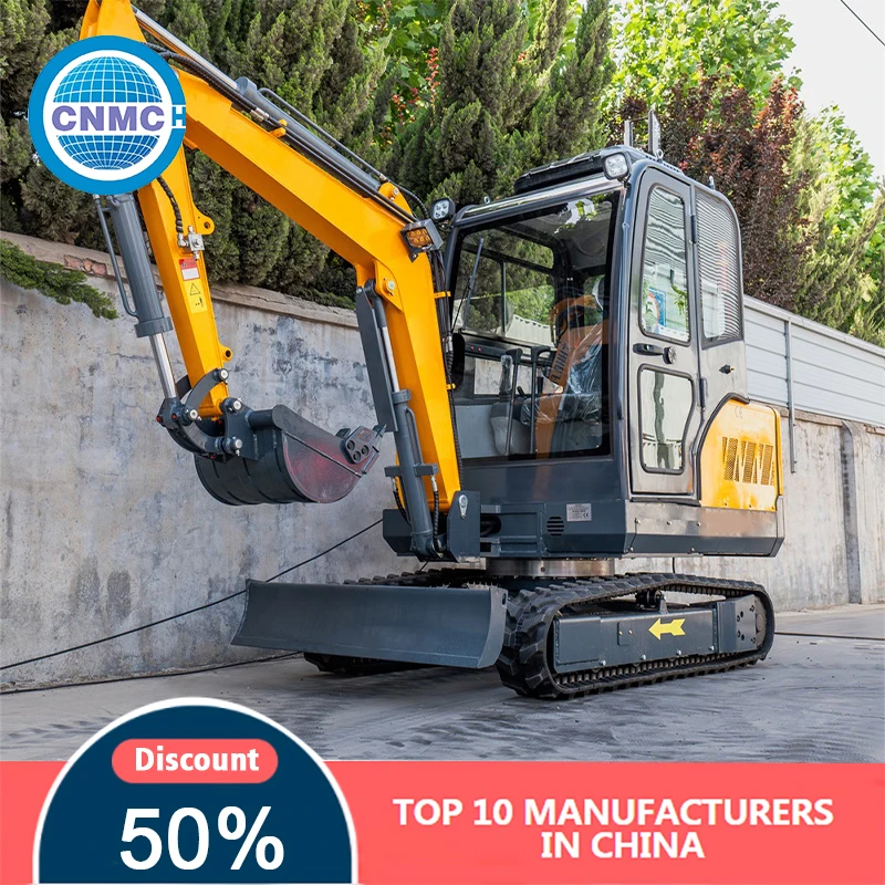 حفارات متعددة الوظائف آلة حفارة البناء الصغيرة سهلة التشغيل المدمجة عالية الجودة حديقة المزرعة القابلة للتخصيص