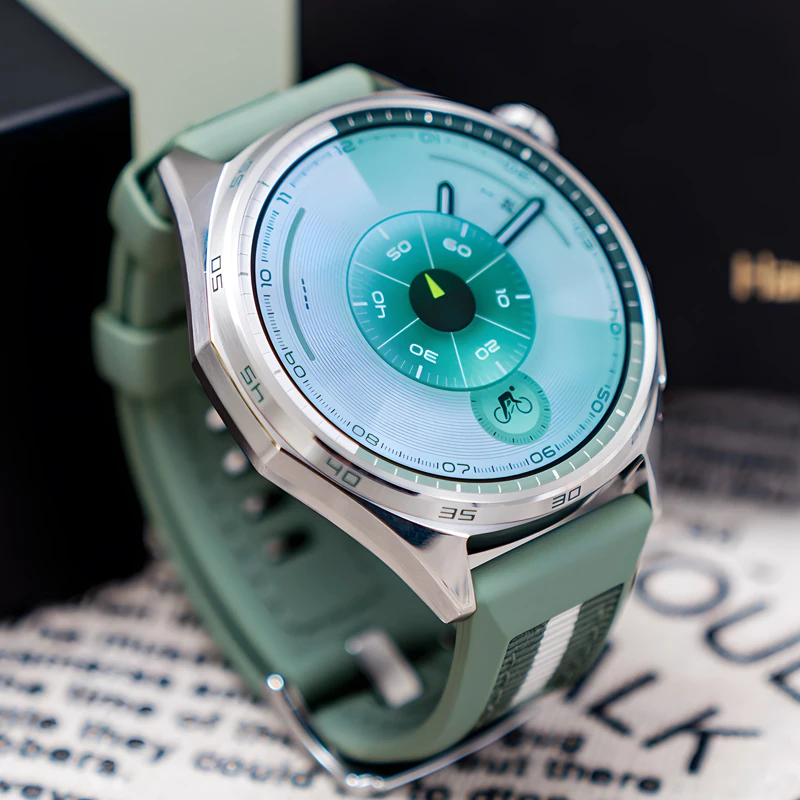 HUAWEI GT 6 46mm Smartwatch GPS 1.47'' AMOLED touchscreen 100+ sportmodi compatibel met iOS en Android Gezondheidsbewaking