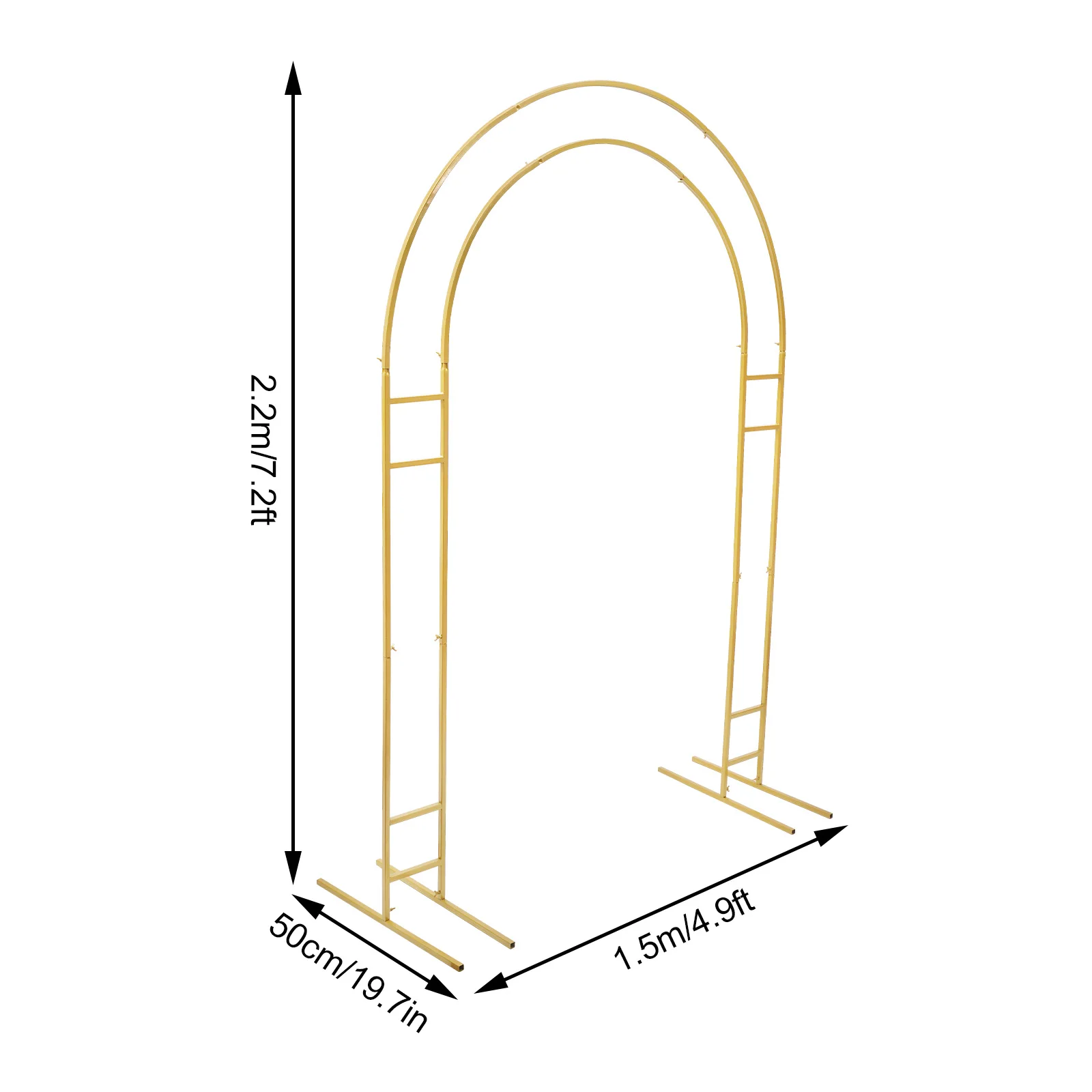 7.2ft Wedding Arch Stand With Base Balloon Backdrop Arch Stand Wedding Party Decor