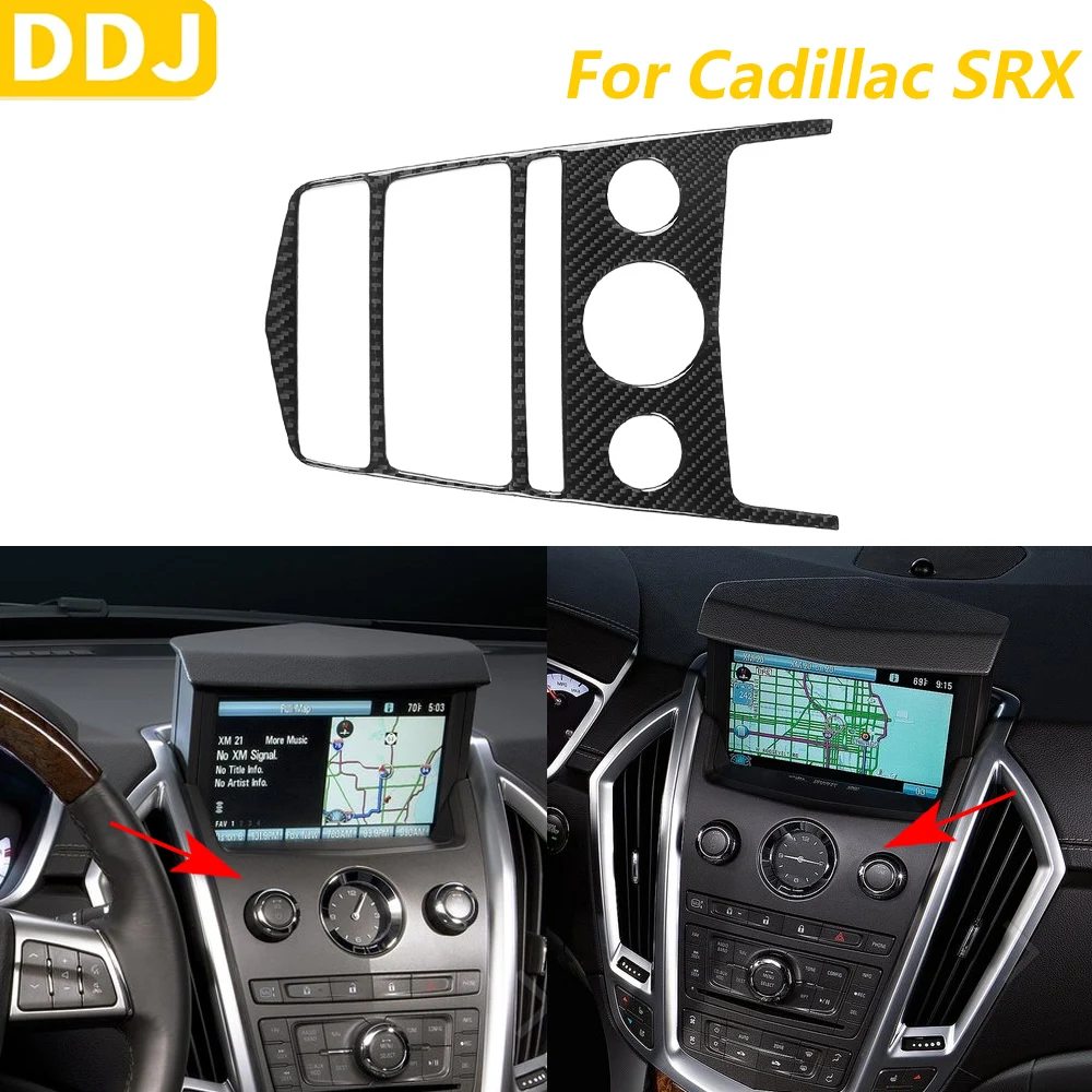 

Для Cadillac SRX 2010-2012 углеродное волокно центральное управление радио CD AC навигационная панель отделка крышка автомобильные аксессуары внутренняя наклейка