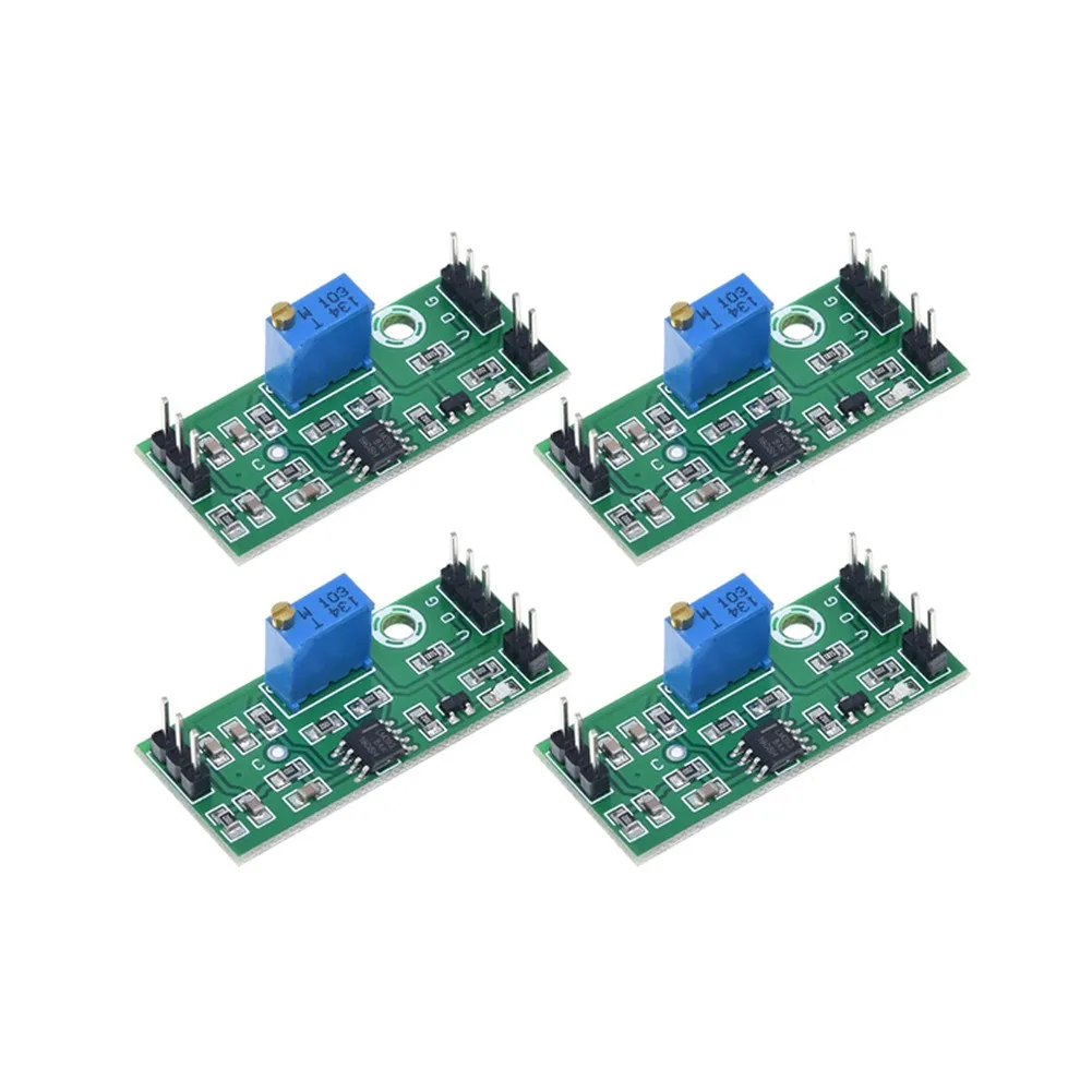 4PCS LM393 Dual Output Comparator Board for Analog Signal Conversion and Level Translation in Embedded Applications