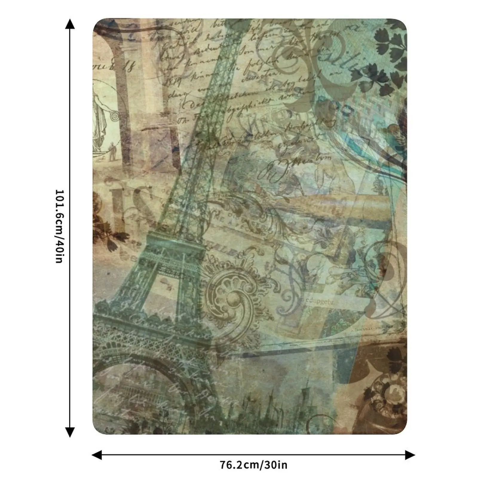 Destination Paris Throw Blanket Bed linens warm for winter Tourist Beautifuls Blankets