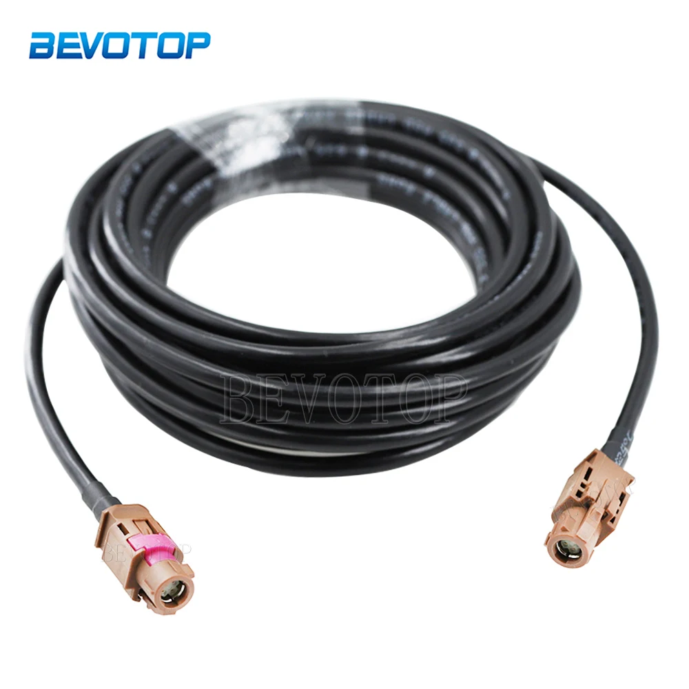 Car HSD LVDS USB Electric Brown Code F 4Pin Female to Female Jack Connectors 535 4-Cores Cable，Connector Can be Customized