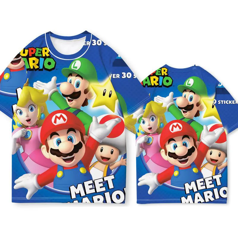 

Mario Joint-Label Short-Sleeved Men's Lightweight Summer Round-neck Trendy Brand Great Look Loose Louis Giacosa Kabba