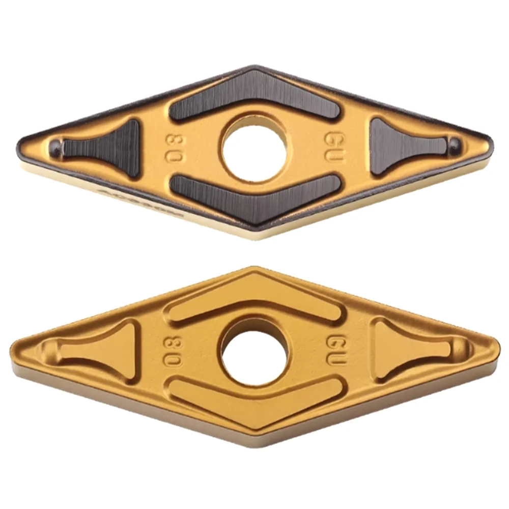 Original Lathe Machine Inserts VNMG160404N-GU VNMG160408N-GU AC630M AC6030M AC6040M Metal Turning Plates Job Tools CNC Cutters