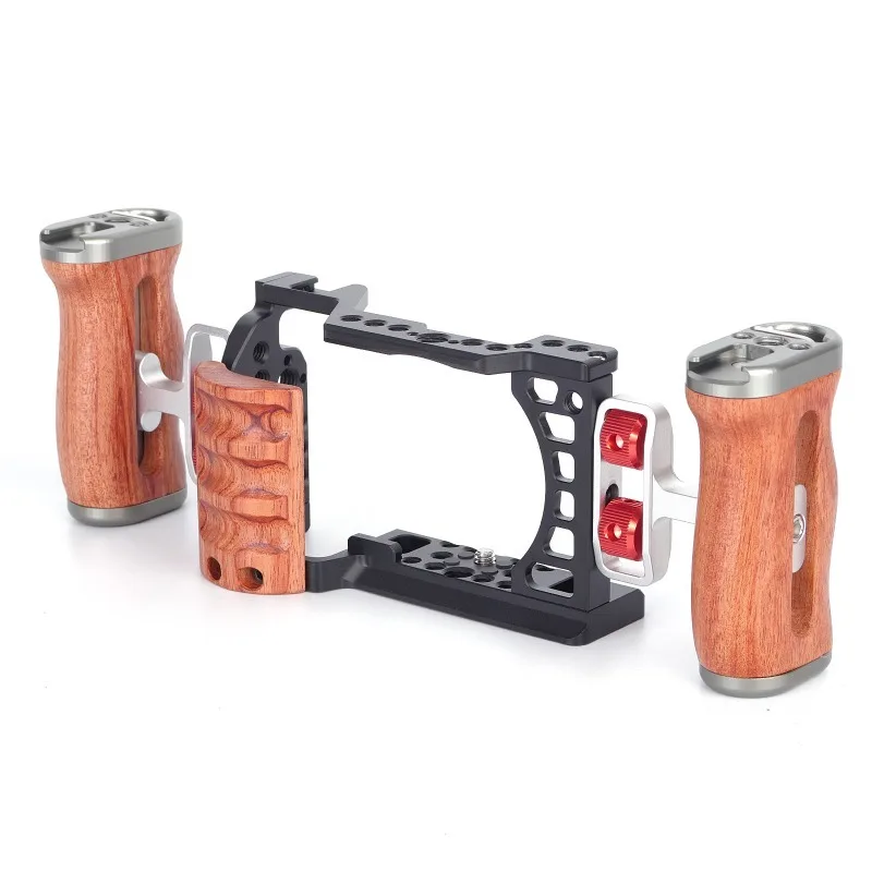 

Suitable for wooden side handle, rabbit cage, handheld with cold shoe, detachable 1/4 positioning camera accessory