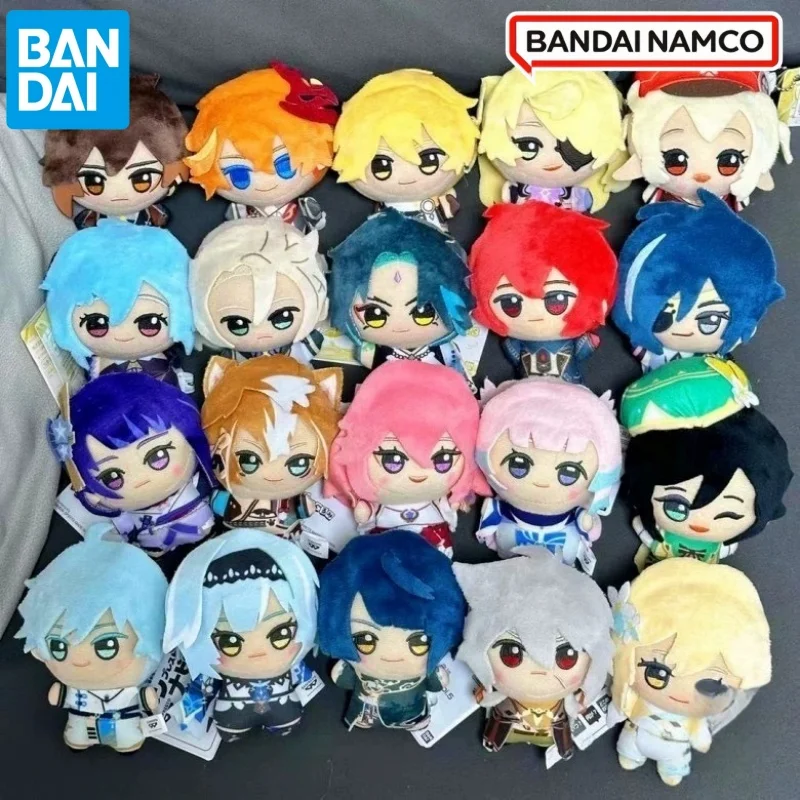 

10 см Genshin Impact косплей Venti Klee Xiao Raiden Zhongli Razor Fischl Diluc Chongyun Xingqiu Kaeya плюшевый рюкзак кулон подарок