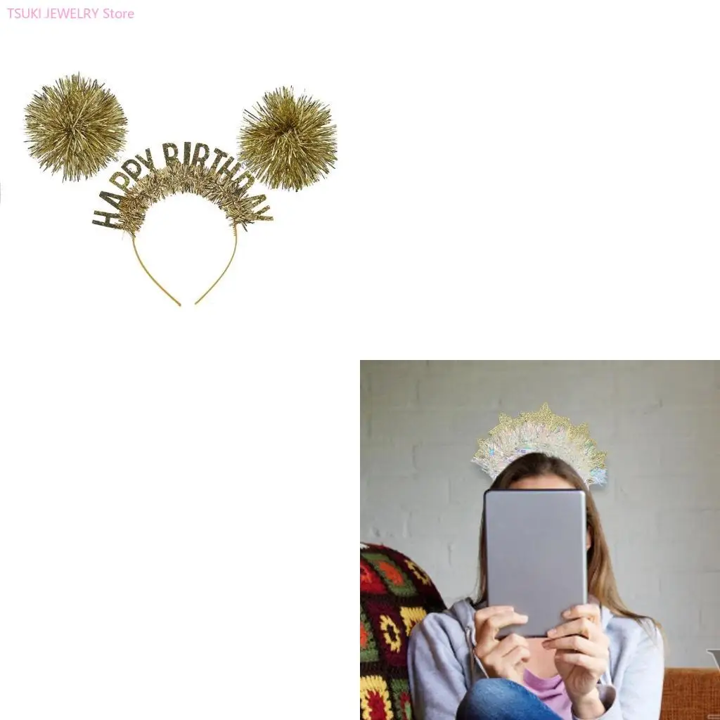 

62KE Unique Star Hair Decoration Hairpieces Headband For Performances And Gatherings