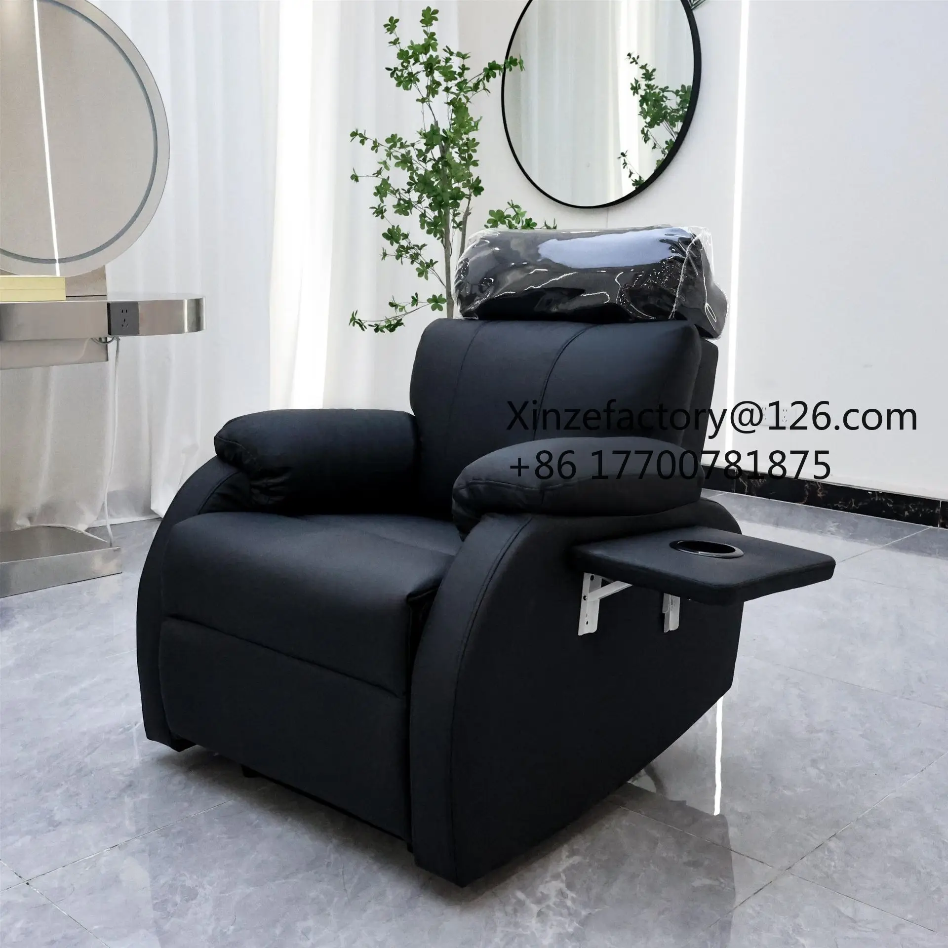 Factory Direct 2026 Top Rated Hair Salon Hair Salon Private Room Hair Care Chair Nail Art Sofa Full Wrap Scalp Care Chair