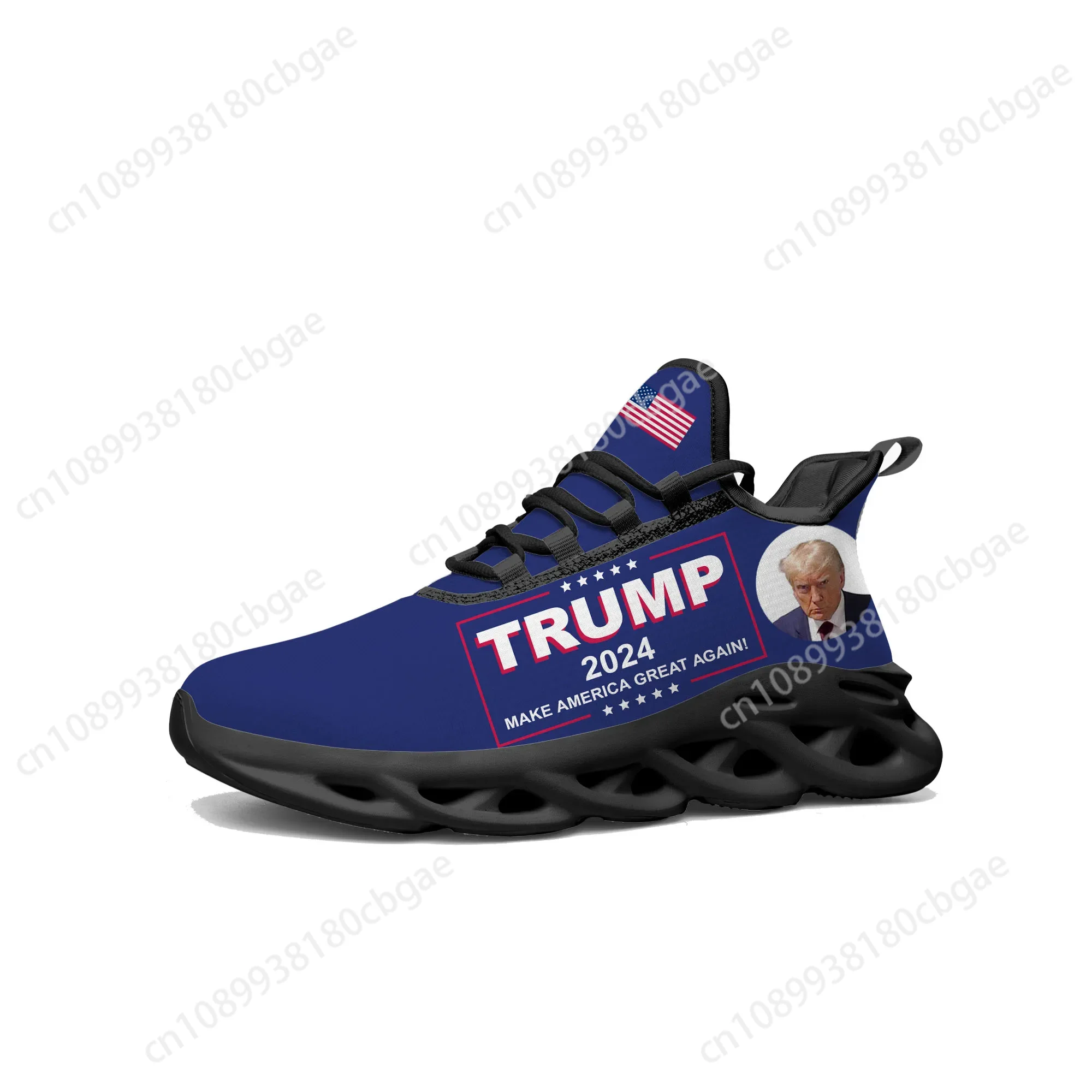 

Trump 2024 Flats Sneakers Never Surrender Mens Womens Sports Running Shoes Sneaker Lace Up Mesh Custom Made Shoe