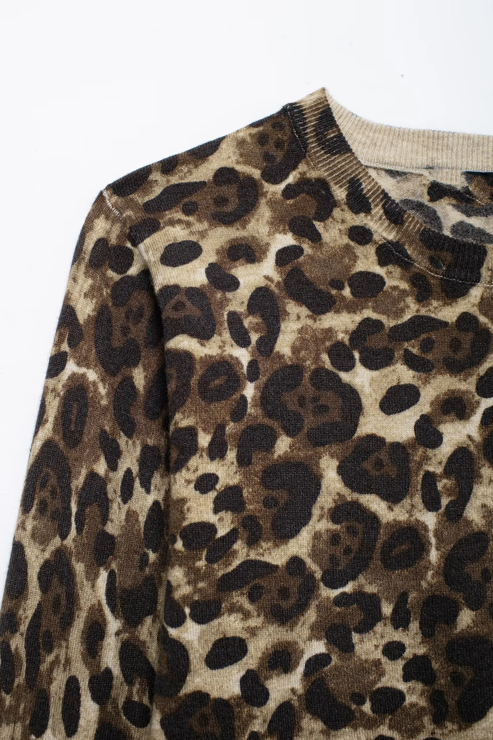 Vintage Women Leopard Print  Blouse Long Sleeve Shirt Woman Holiday Work Y2k Autumn Top Elegant Women\'s Casual Chic