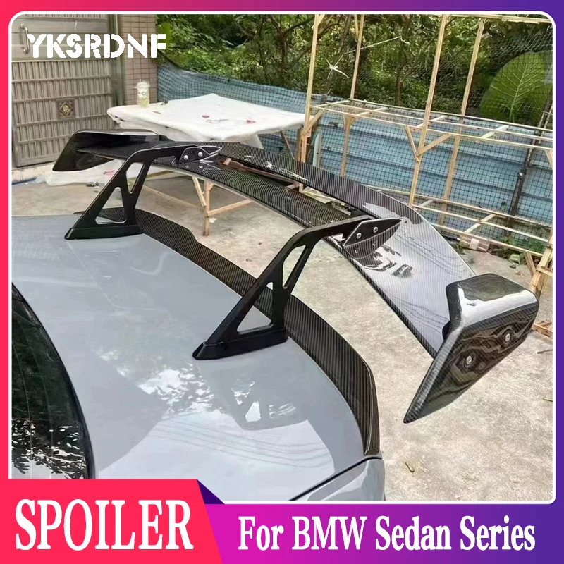 Real Carbon Fiber Rear Wing Trunk Lip Spoiler for BMW M2 M3 M4 M5 M6 G20 G22 G30 G80 G82 G14 G87 F32 F30 ADR3 Car Rear Trunk FRP